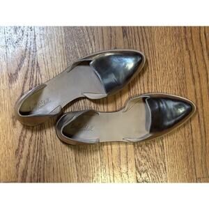 Loeffler Randall Silver Metallic Slip-on Slip-Ons Women's Size 8.5 EUC
